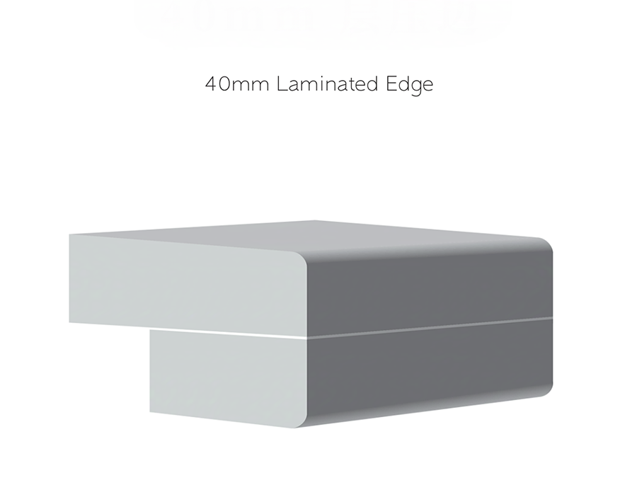 Laminated edge