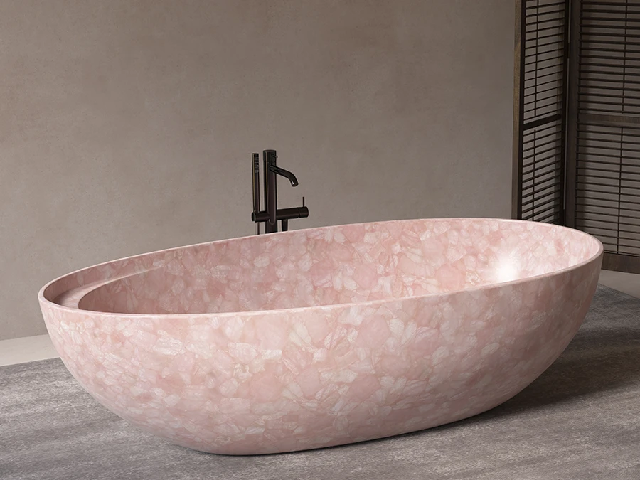 Rose Quartz Bathtub