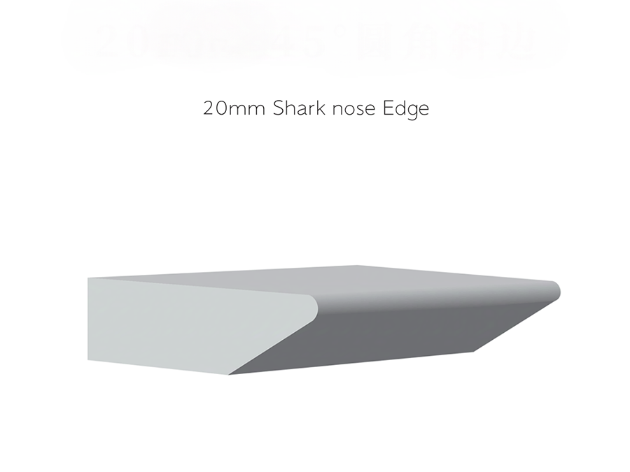 Shark nose edge