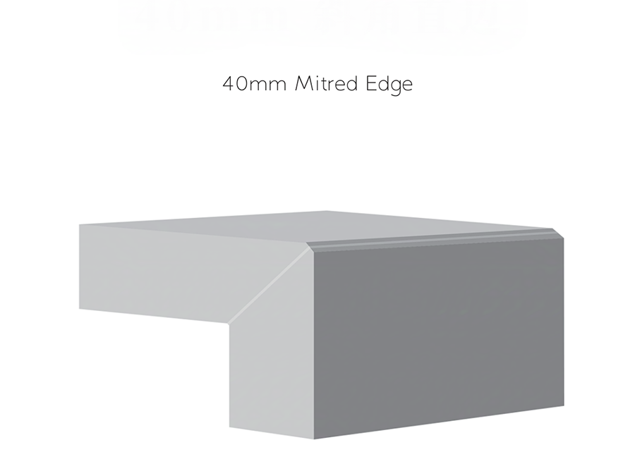 mitred edge