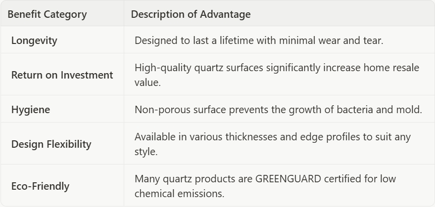 Benefit of calacatta quartz