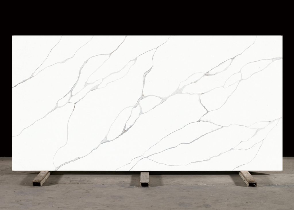Calacatta Quartz with Grey Veins